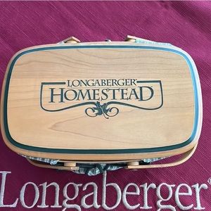 Longaberger 2001 Woven Memories Basket Set